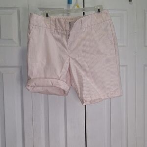 Tommy Hilfiger Pink Striped Women's Bermuda Shorts